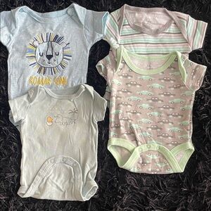 Carter's Baby Bodysuits - Blue, Green, Pink, Gray